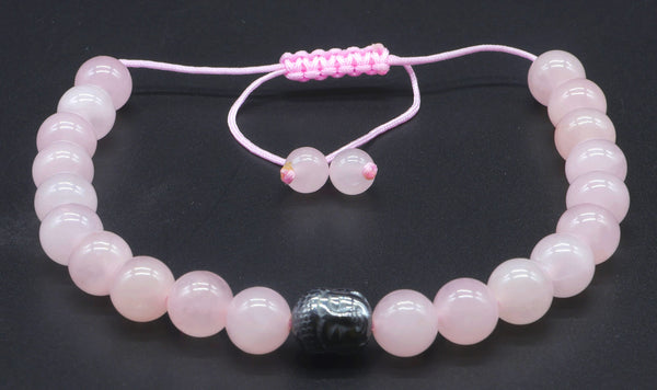 bracciale quarzo  rosa
