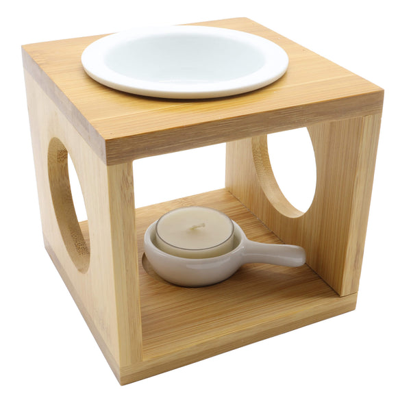 Bruciatore a olio ceramica e legno